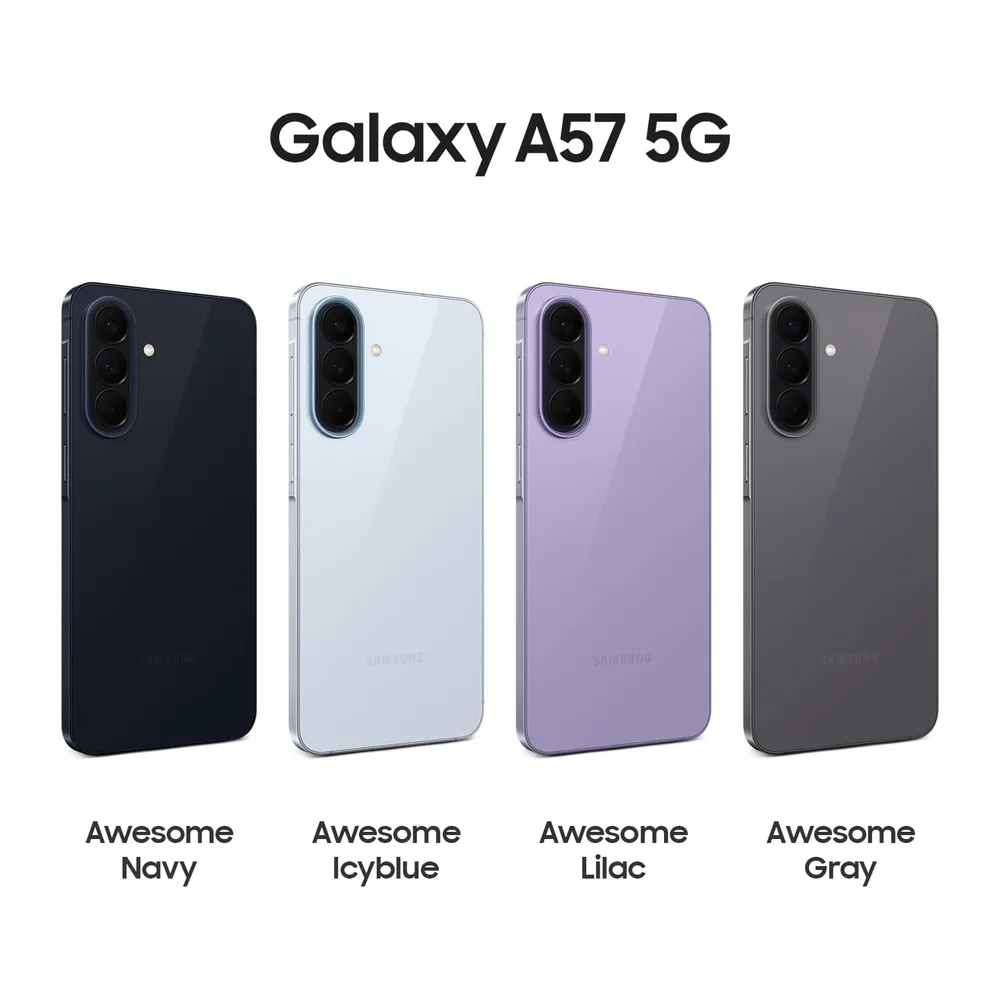 Samsung Galaxy A57 5G, Schlankes AI-Smartphone, Awesome Intelligence, 256 GB Speicherplatz, 50 MP — 3