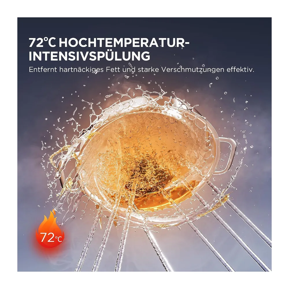 Midea Spülmaschine 45 cm Vollintegrierbar 10 Maßgedecke 42 dB Leise EEK B [Energieklasse B] — 5