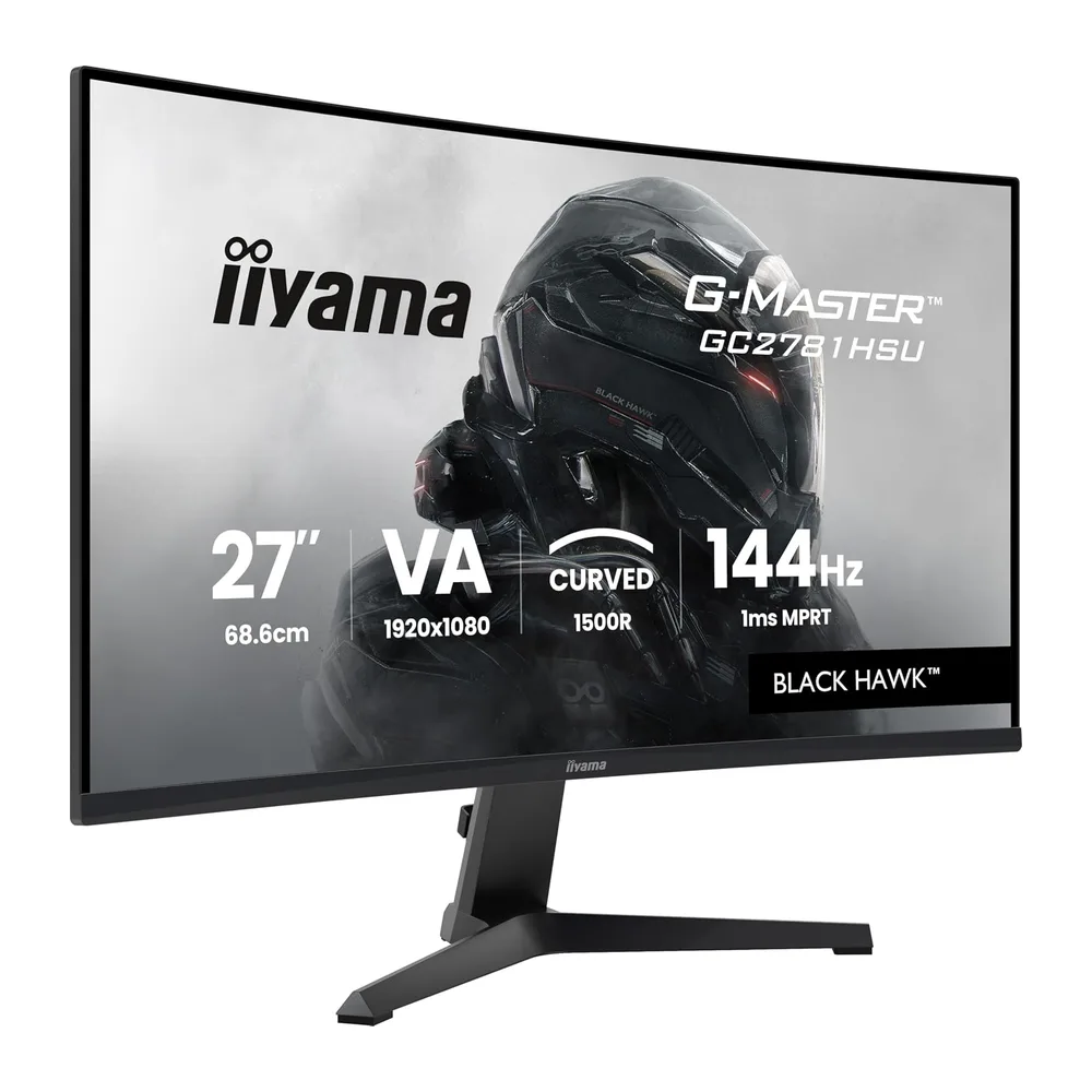 iiyama G-Master Black Hawk GC2781HSU-B1 Curved Full-HD VA Gaming-Monitor