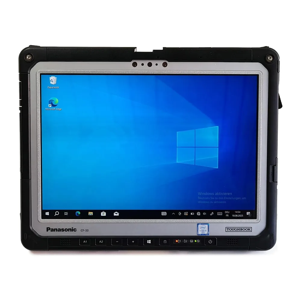 Panasonic Toughbook CF-33 MK1 – Robustes 2-in-1 Notebook mit Abnehmbarer Tastatur, Intel Core i5, 8GB, 256GB — 3