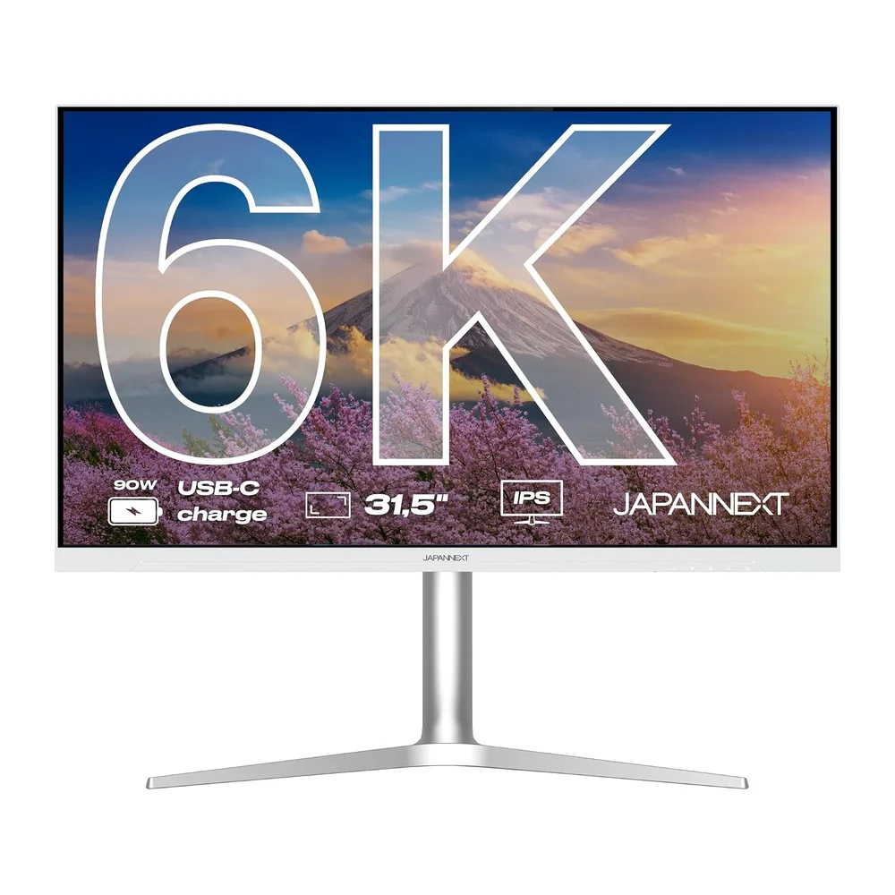 JapanNext Monitor 32" IPS 6K (6016x3384) Weiß