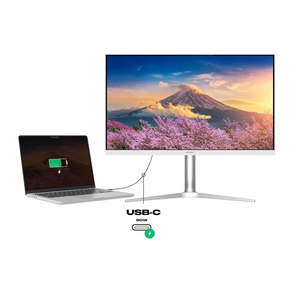 JapanNext Monitor 32" IPS 6K (6016x3384) Weiß — 4