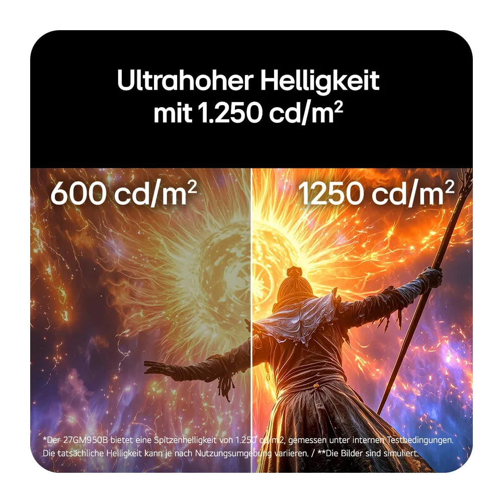 LG Ultragear™ evo 27GM950B-B 27 Zoll 5K IPS Hyper Mini LED Gaming-Monitor — 3