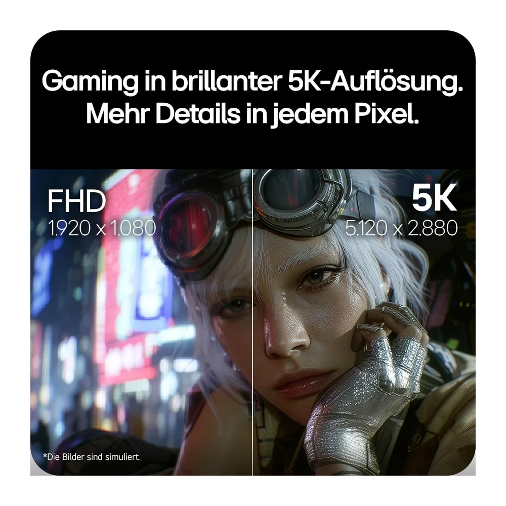 LG Ultragear™ evo 27GM950B-B 27 Zoll 5K IPS Hyper Mini LED Gaming-Monitor — 6