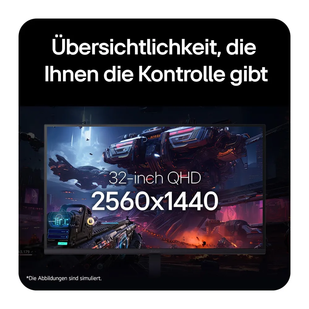 LG Ultragear™ 32G620B-B 32 Zoll WQHD IPS Gaming-Monitor — 4