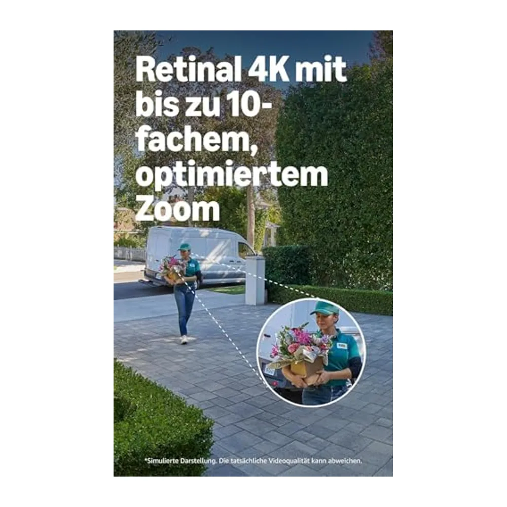 Ring Akku-Video Doorbell Pro (Neueste Gen.) Retinal 4K & 10x-Zoom + 0€ Innenkamera Plus Retinal 2K — 3