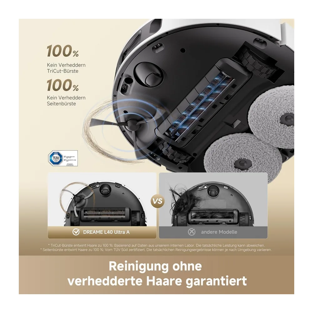 dreame L40 Ultra A Saugroboter mit Wischfunktion mit 24.000 Pa Saugkraft — 4