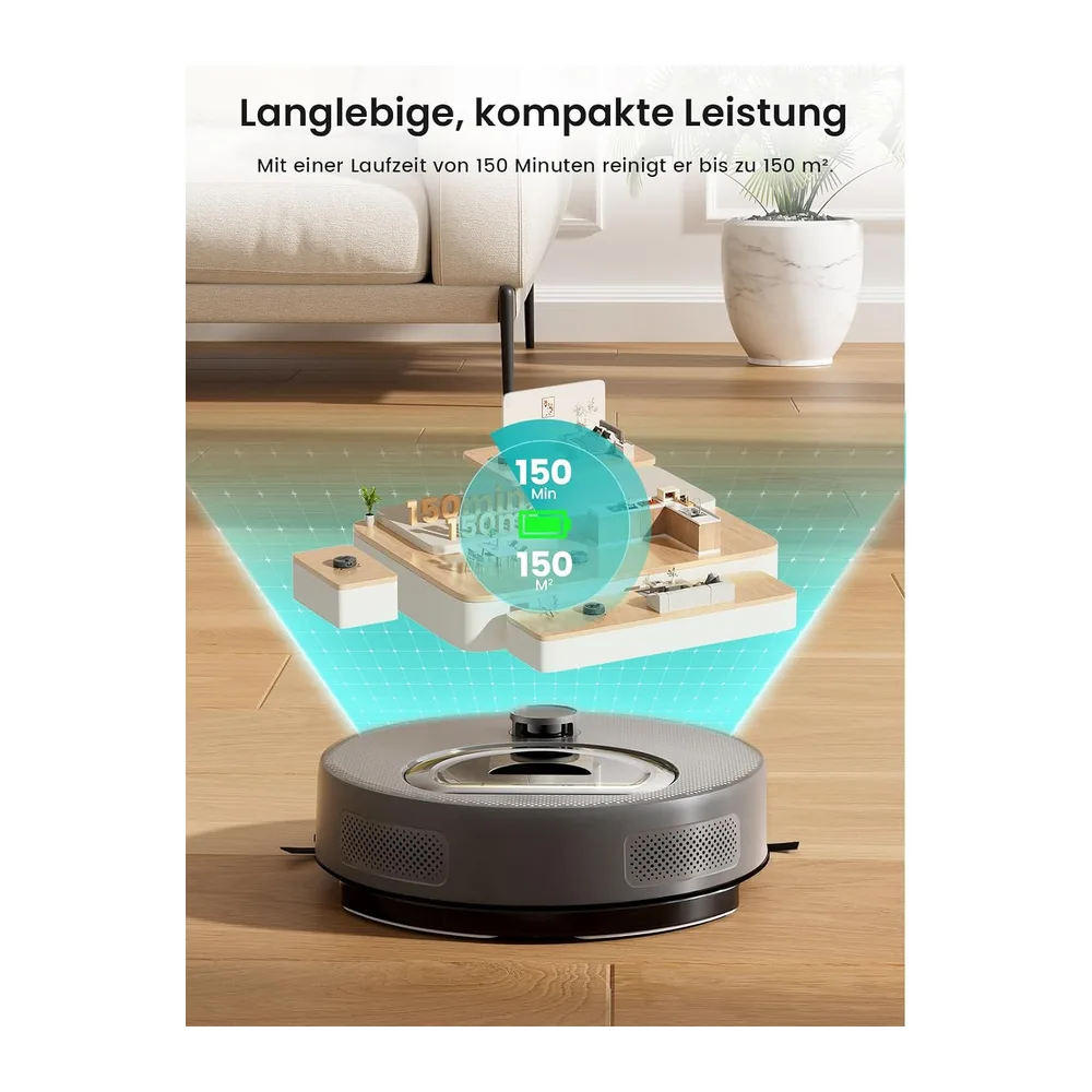Lefant M330 Plus Staubsaugroboter mit Wischfunktion — 2