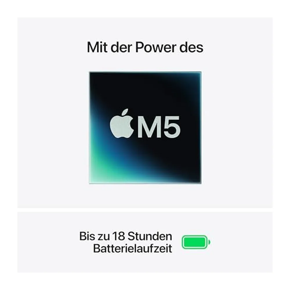 Apple 13,6" MacBook Air M5 Chip mit 10‑Core CPU und 8‑Core GPU: Liquid Retina Display — 2