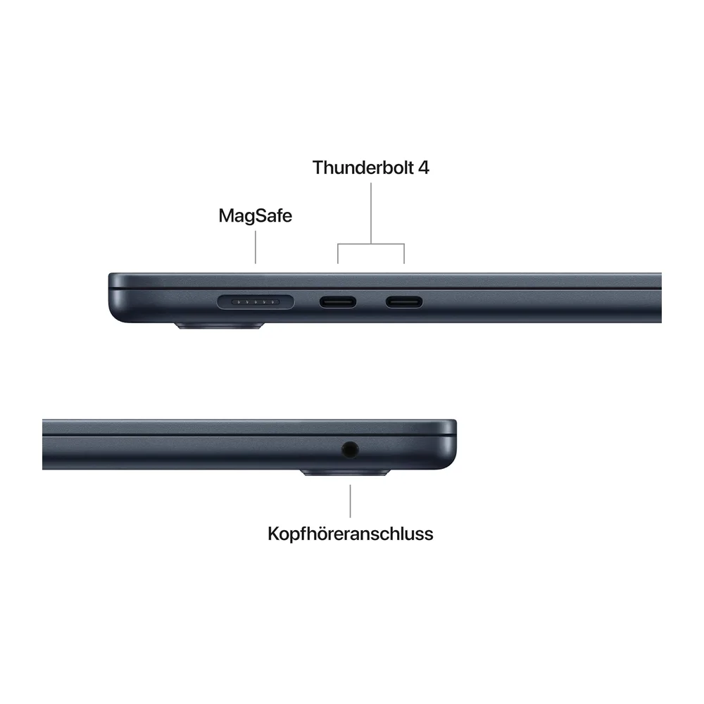Apple 15" MacBook Air Laptop, M5 Chip mit 10‑Core CPU und 10‑Core GPU: Entwickelt für KI, 15,3" Liquid Retina — 4