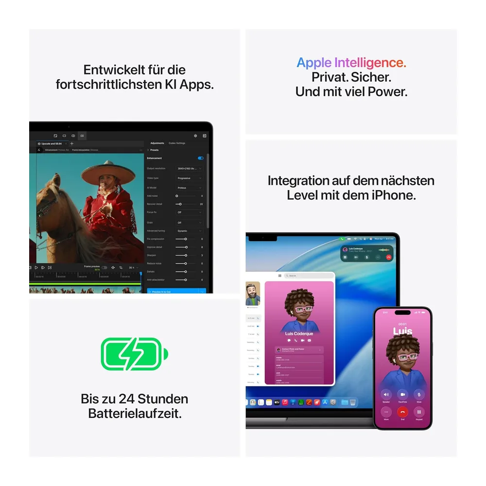 Apple MacBook Pro Laptop mit M5 Pro Chip mit 18-Core CPU und 20-Core GPU: Entwickelt für KI — 5