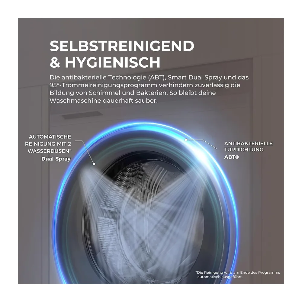 Haier Frontlader Waschmaschine 8kg G3 Serie HW80-BP1427637T [Energieklasse A] — 6