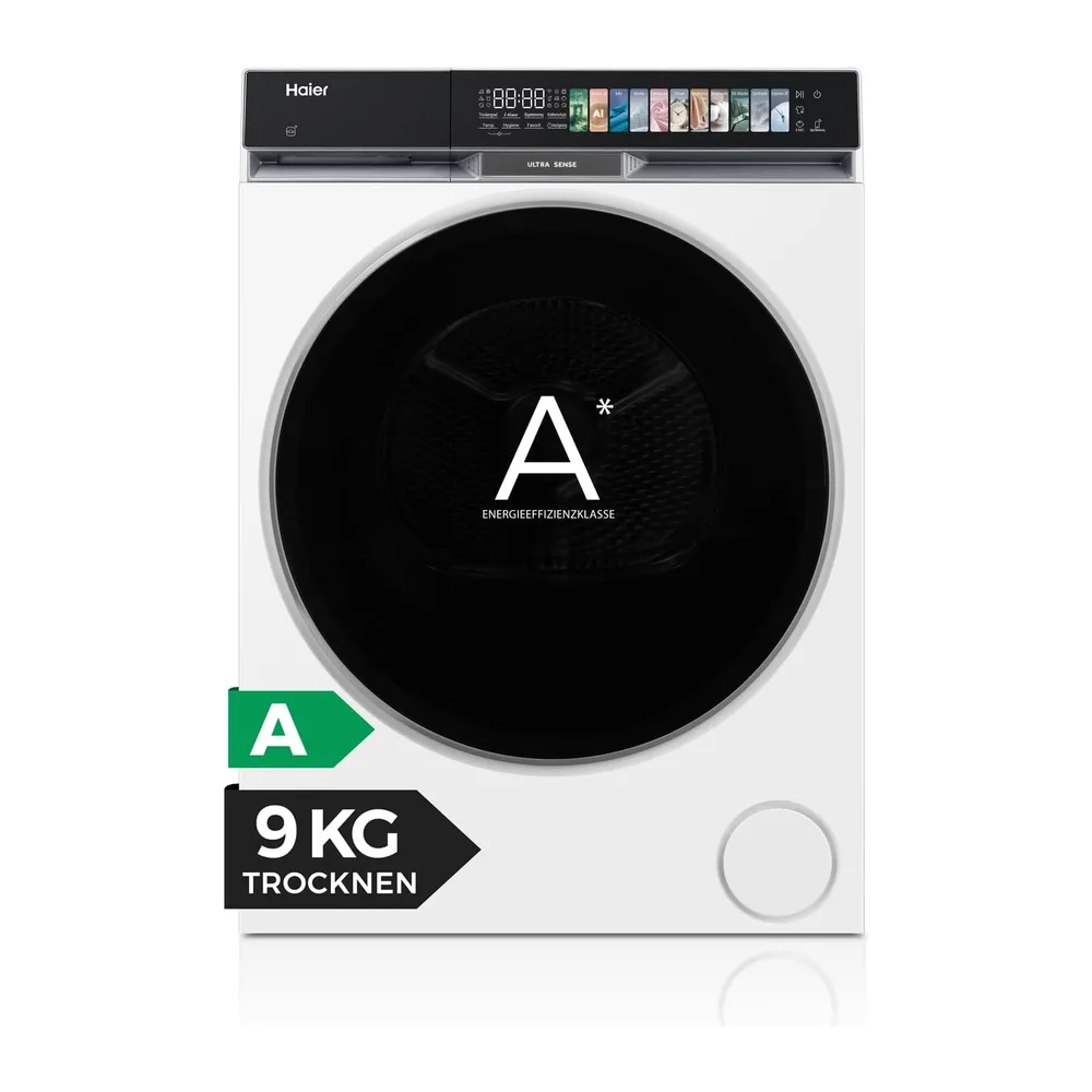 Haier Wärmepumpentrockner 9kg G9 Serie HD90-A687U1 [Energieklasse A]