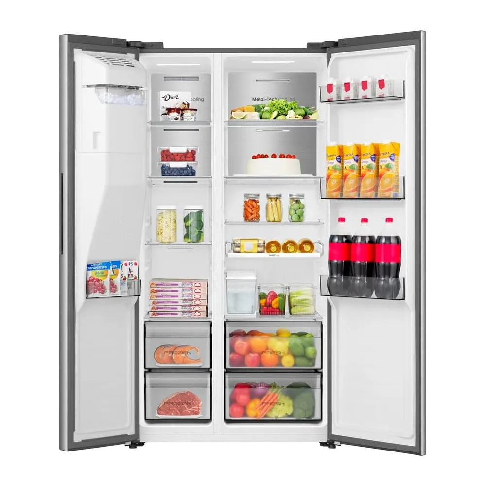Hisense RS5P528STIC Side-by-Side mit Eis- — 4