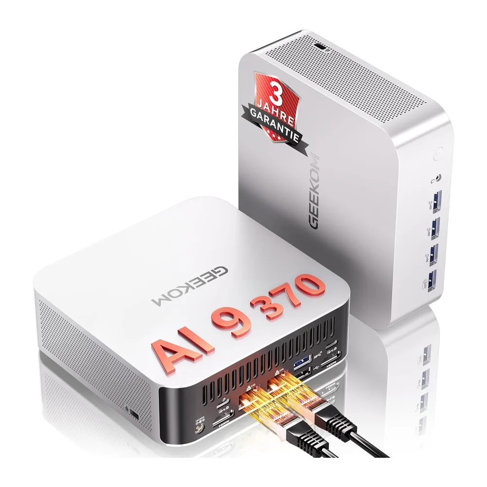 GEEKOM AI Mini PC A9 Max mit AMD Ryzen AI 9 HX 370