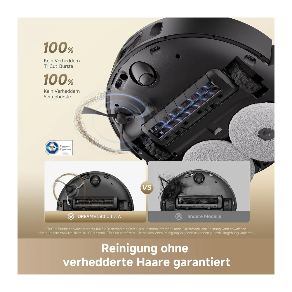 dreame L40 Ultra A Saugroboter mit Wischfunktion mit 24.000 Pa Saugkraft — 4