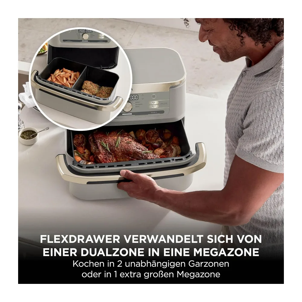Ninja Foodi FlexDrawer Heißluftfritteuse — 2
