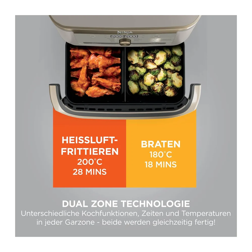 Ninja Foodi FlexDrawer Heißluftfritteuse — 6