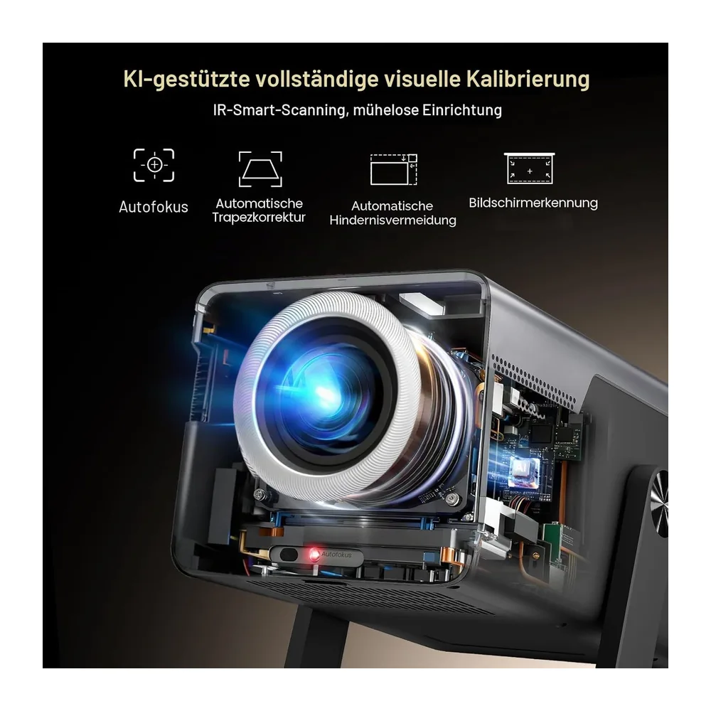 X7 Smart Beamer Native 1080P 4K-Unterstützung 2000 ANSI — 2