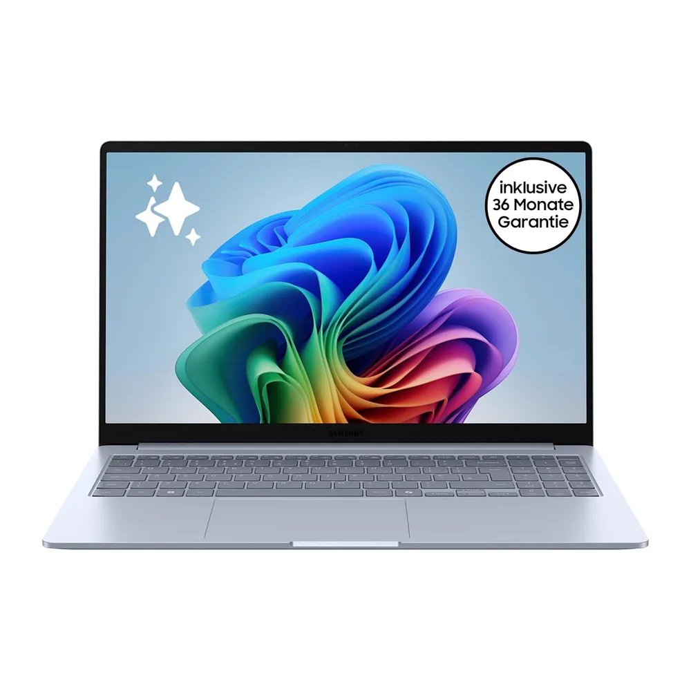 Samsung Galaxy Book4 Edge AI-Laptop, 15,6-Zoll-Display, 16GB RAM, Snapdragon X Plus Prozessor, Notebook 512GB