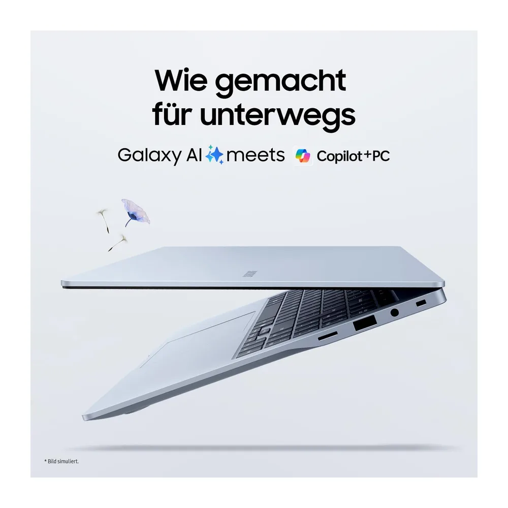 Samsung Galaxy Book4 Edge AI-Laptop, 15,6-Zoll-Display, 16GB RAM, Snapdragon X Plus Prozessor, Notebook 512GB — 2