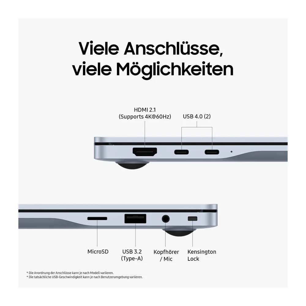 Samsung Galaxy Book4 Edge AI-Laptop, 15,6-Zoll-Display, 16GB RAM, Snapdragon X Plus Prozessor, Notebook 512GB — 5