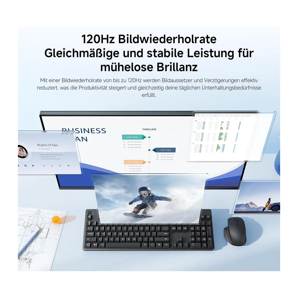XIAOMI Monitor 27 Zoll, 2K QHD 2560 x 1440, 120Hz, 100% sRGB, P27QDA-RAGL — 6