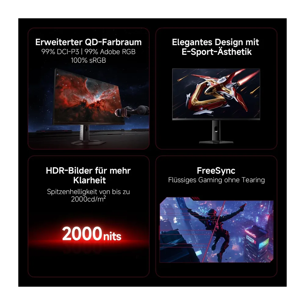 XIAOMI 2K Mini-LED Gaming Monitor 27 Zoll — 3