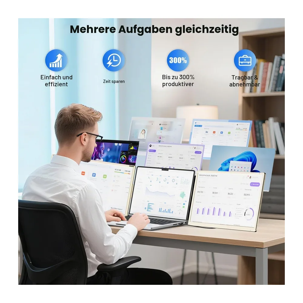 KEFEYA Laptop Bildschirm Erweiterung 15,6" — 3