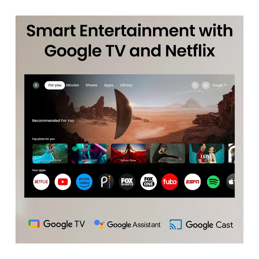 BenQ TH575i 1080p Heimkino Beamer, 3800lm, niedrige Latenz, Google TV — 4