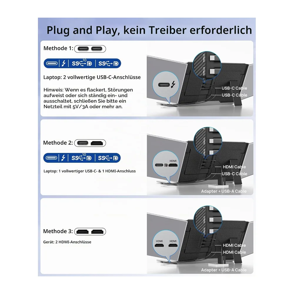 KEFEYA Laptop Bildschirm Erweiterung 15,6" — 4
