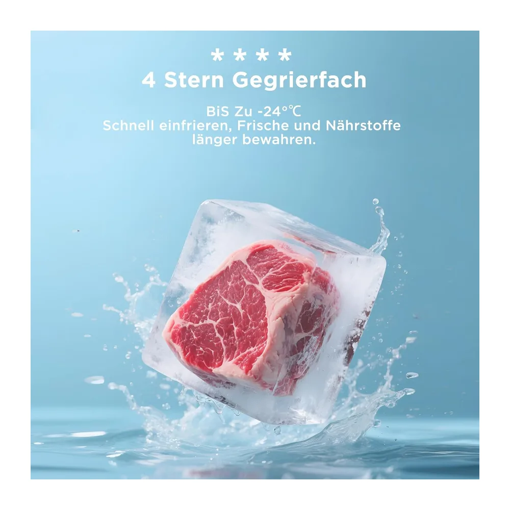 Midea 270L Kühlschrank mit gefrierfach(-24°C),Total Nofrost — 5