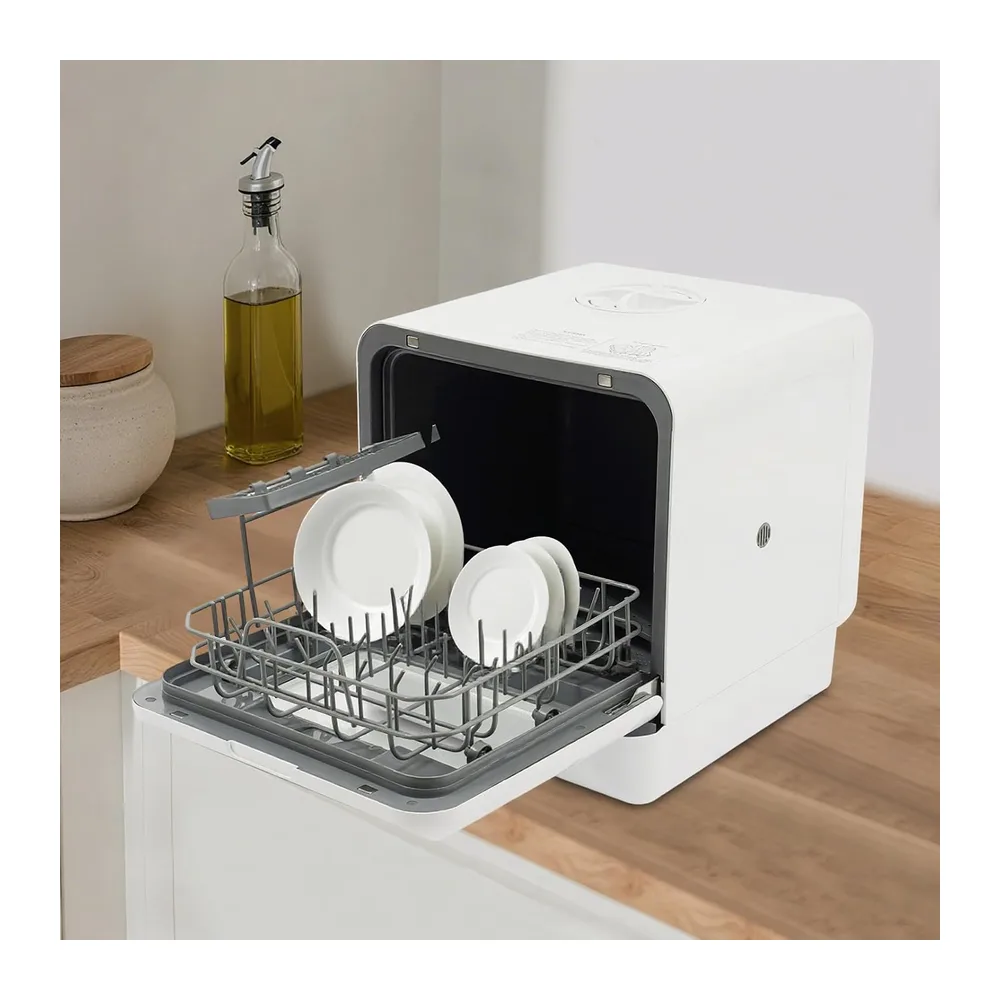 1100W Tischgeschirrspüler Mini Geschirrspüler für 5 Gedecke Kompakter Tischspülmaschine 4 Programmen mit 6L — 4
