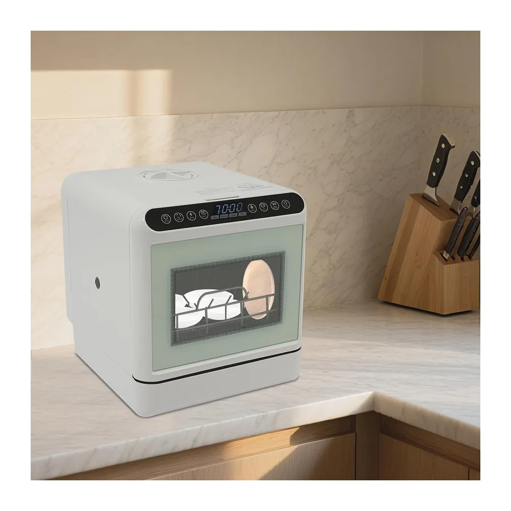 1100W Tischgeschirrspüler Mini Geschirrspüler für 5 Gedecke Kompakter Tischspülmaschine 4 Programmen mit 6L — 5