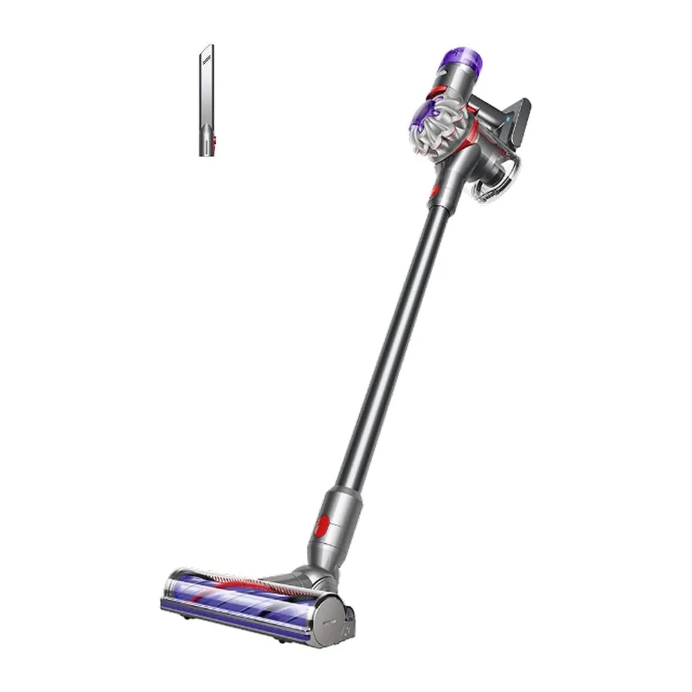 Dyson V8 Origin Kabelloser Staubsauger, Silver und Nickel, 130 AW, Motorbar