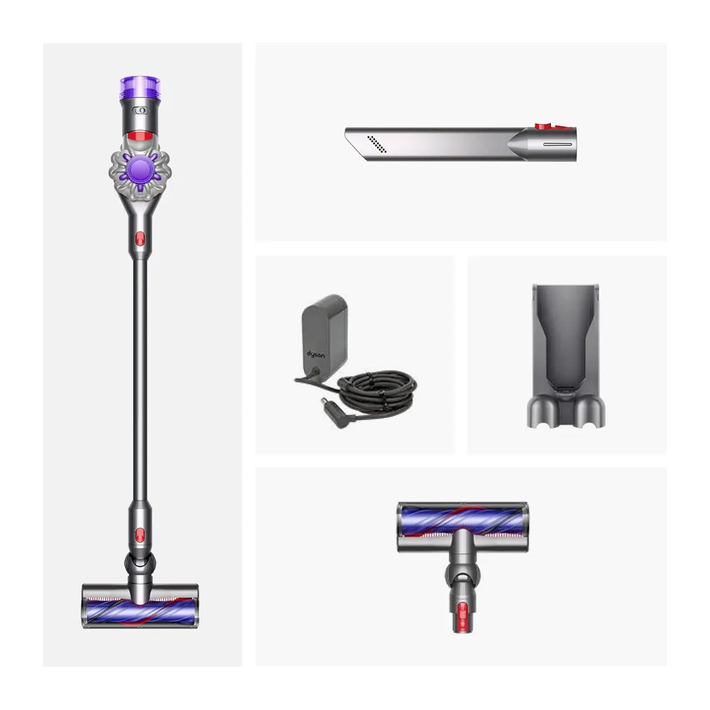 Dyson V8 Origin Kabelloser Staubsauger, Silver und Nickel, 130 AW, Motorbar — 3