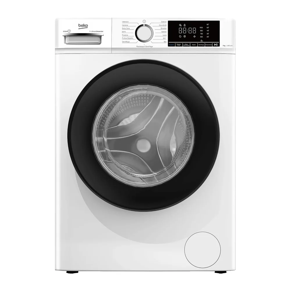 Beko BMX7126DB Waschmaschine Frontlader 7 kg 1200 RPM Weiß [Energieklasse A]