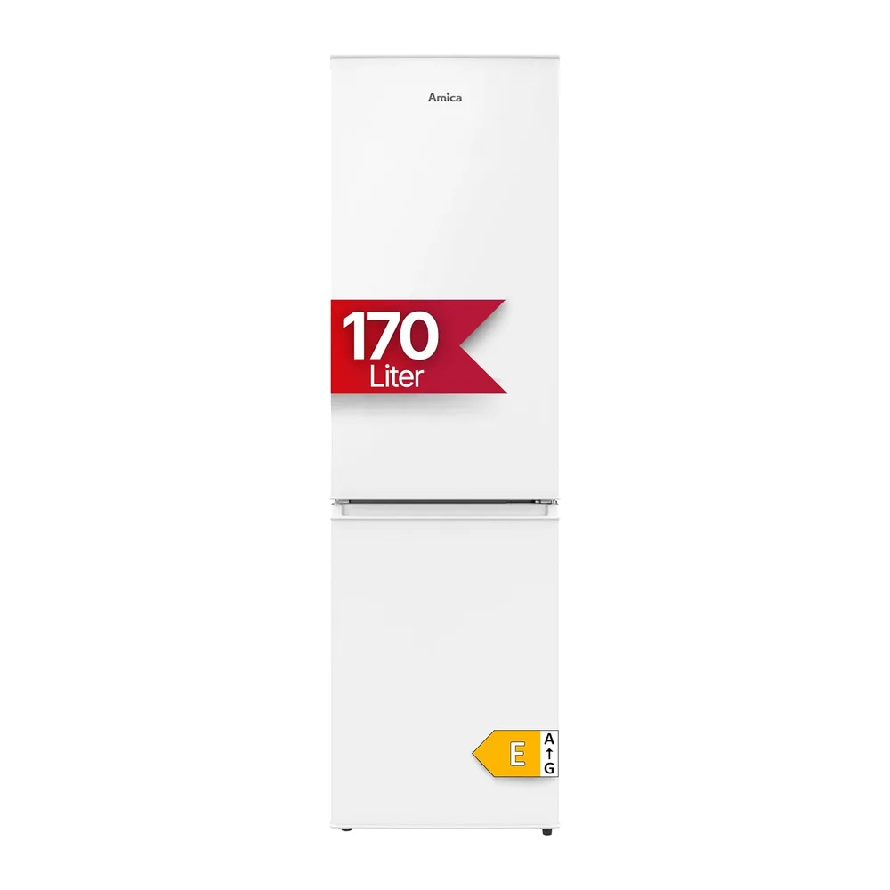 Amica Kühl‑Gefrier‑Kombination freistehend 151,8 x 44,4 x 53,6 cm 170 l Gefrierfach unten