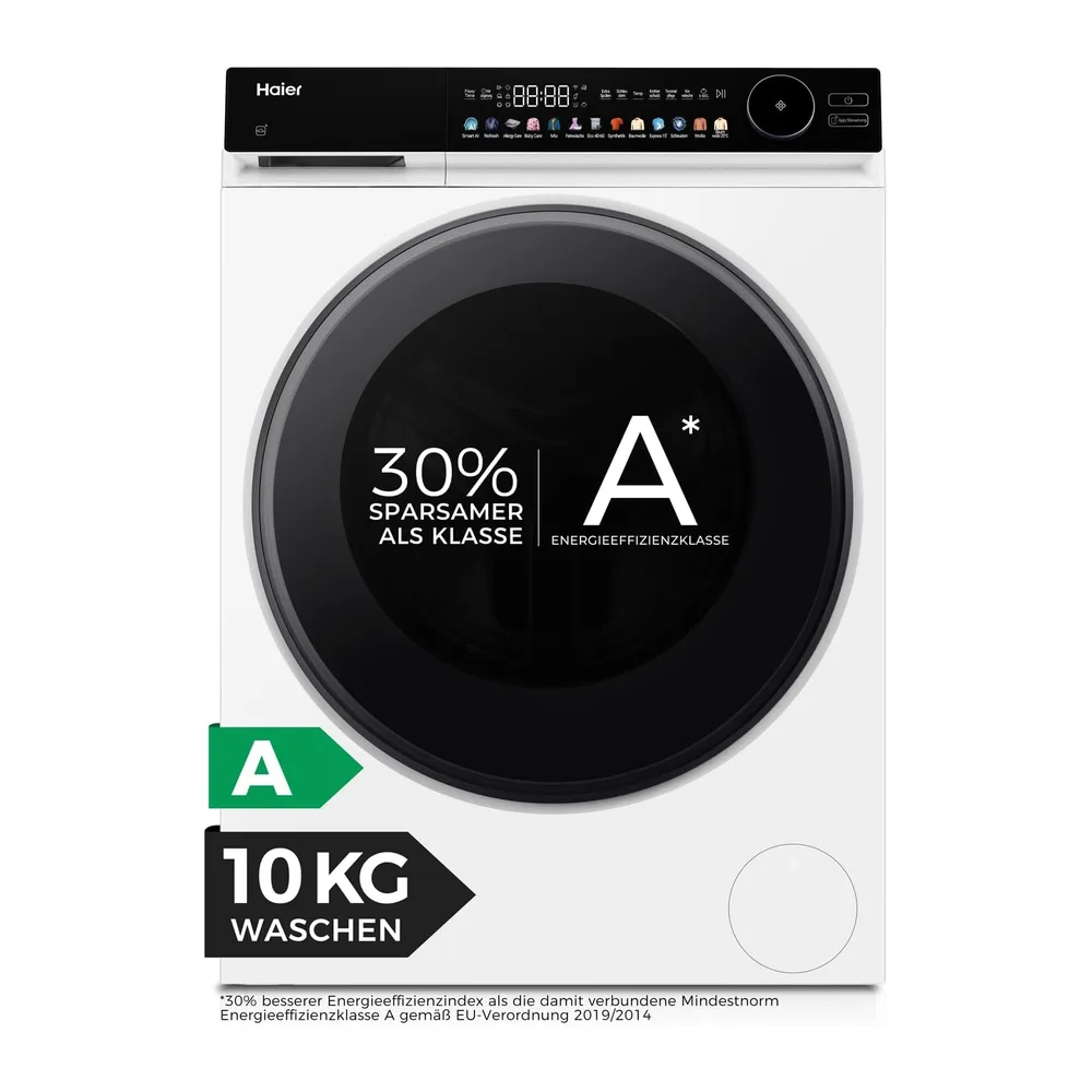 Haier Frontlader Waschmaschine 10kg G7 Serie HW100-B14667U1 [Energieklasse A]