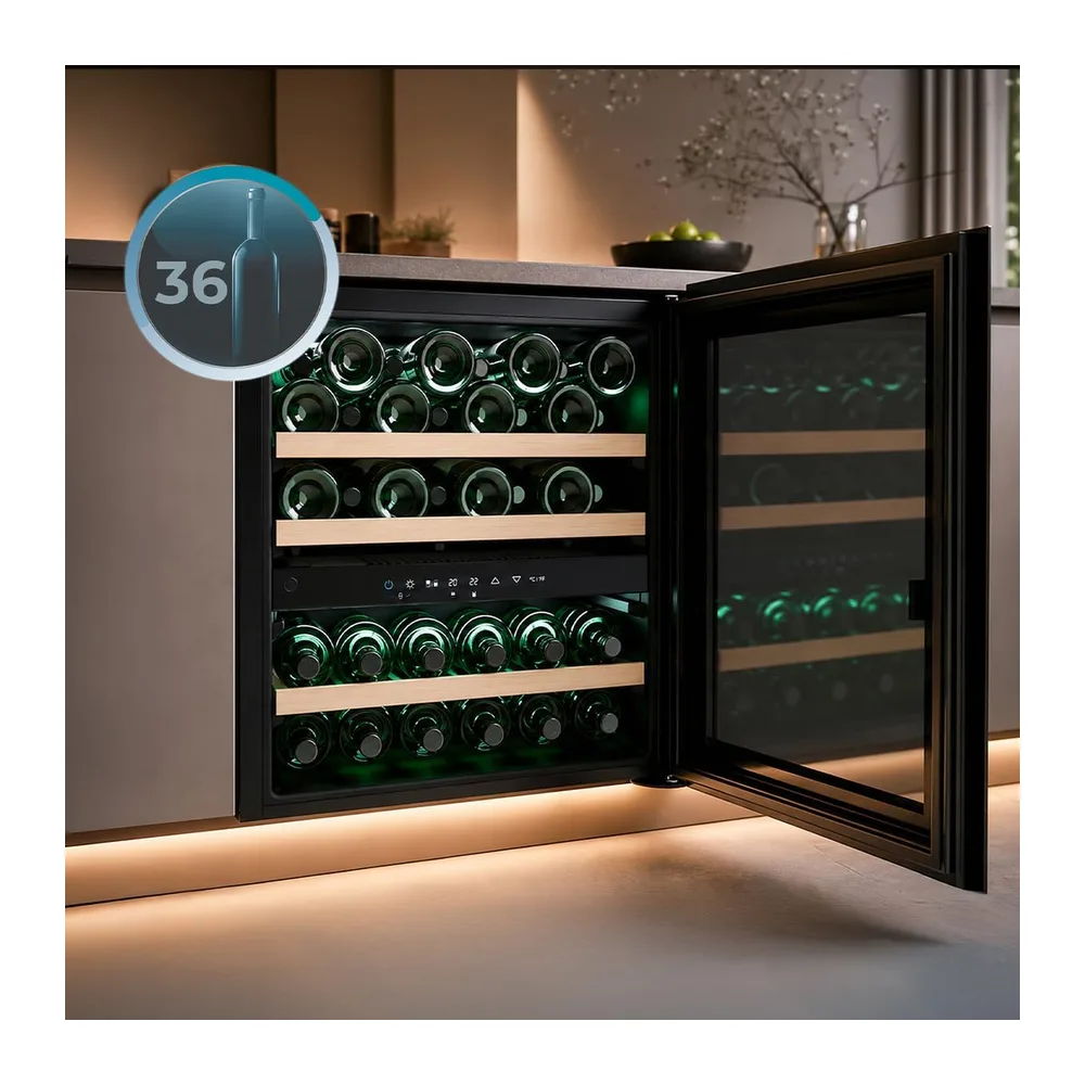Cecotec Weinkühlschrank Bolero GrandSommelier Duo 36000 Touch Matt Black Compressor — 4