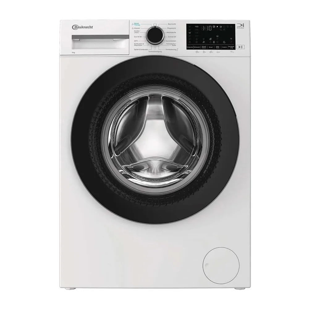 Bauknecht B W 9A30 BS Waschmaschine, 9 kg, 1400 U/min, Frontlader, Steam Therapy & Steam Technologie,