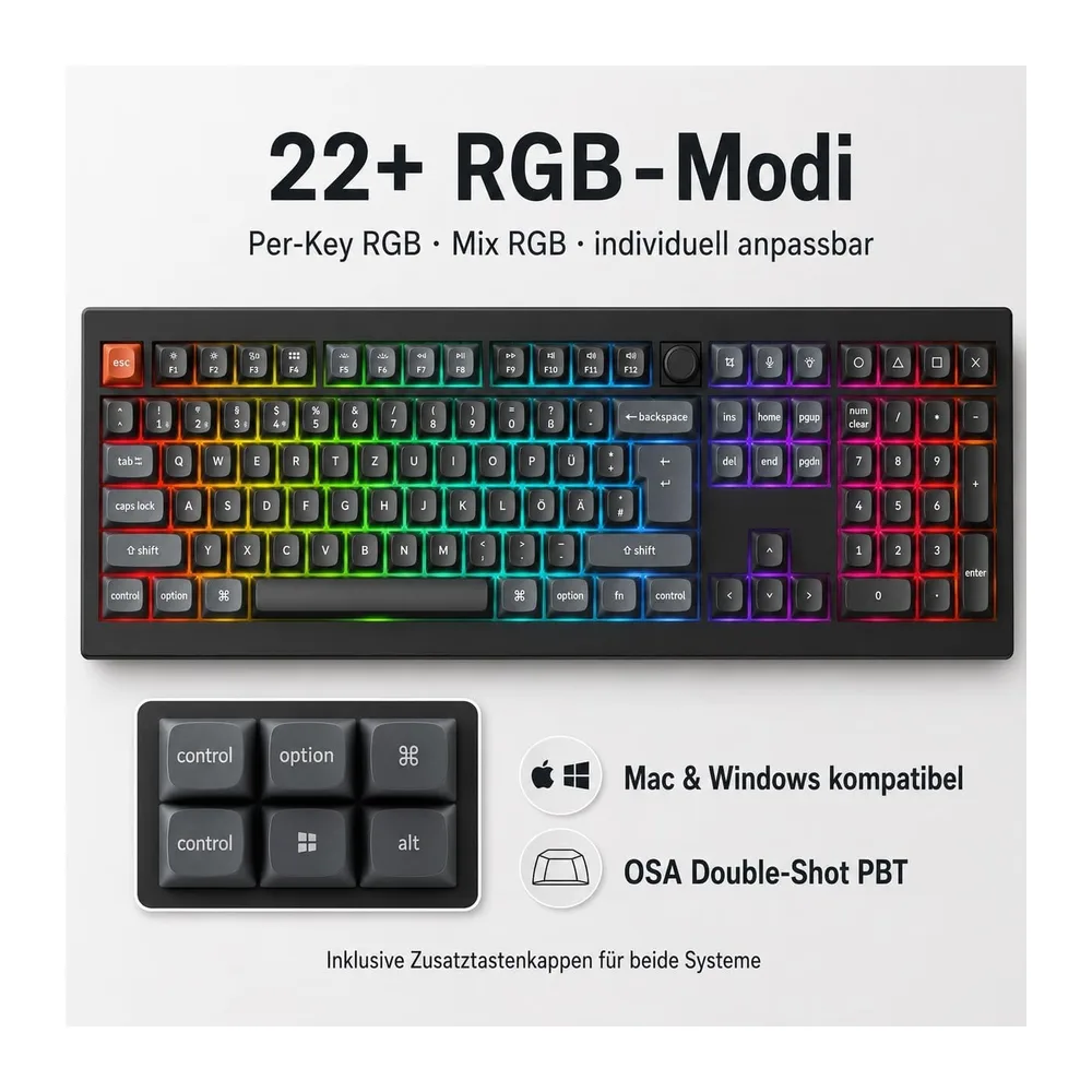Keychron V6 Ultra 8K Kabellose Mechanische Tastatur — 6