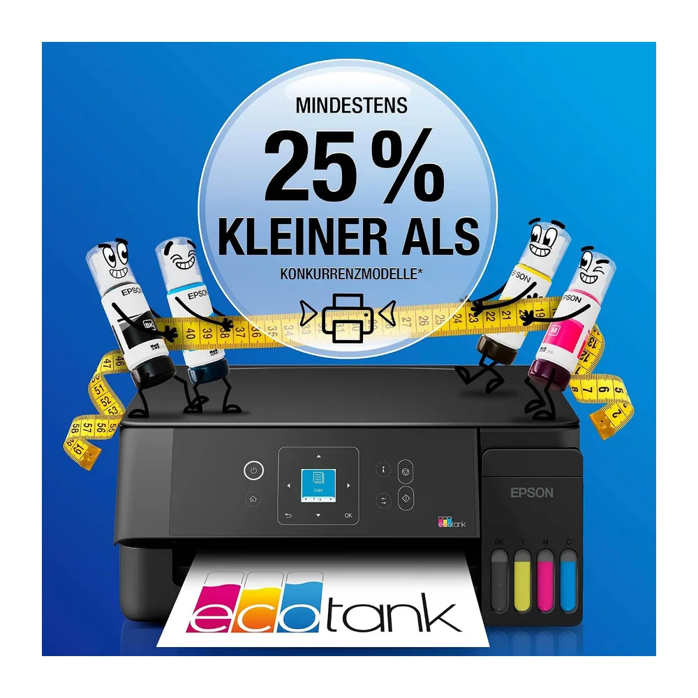 Epson EcoTank ET-2922 | Für vielbeschäftigte Haushalte | Wi-Fi | A4 | Drucken, Kopieren, Scannen | LC-Display — 4