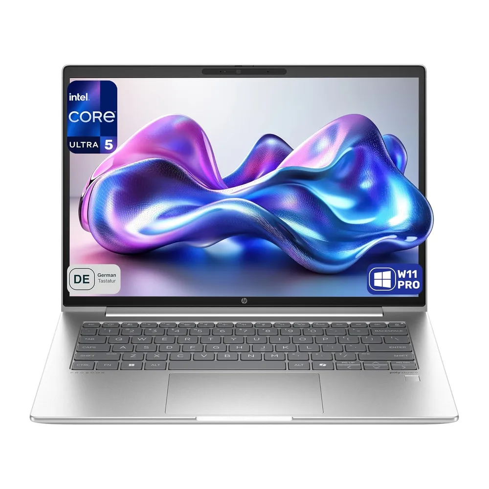 HP ProBook 440 G11 Business Laptop, Intel Core Ultra 5 125U, 14" WUXGA IPS (1920x1200) 400 Nits, 32 GB DDR5