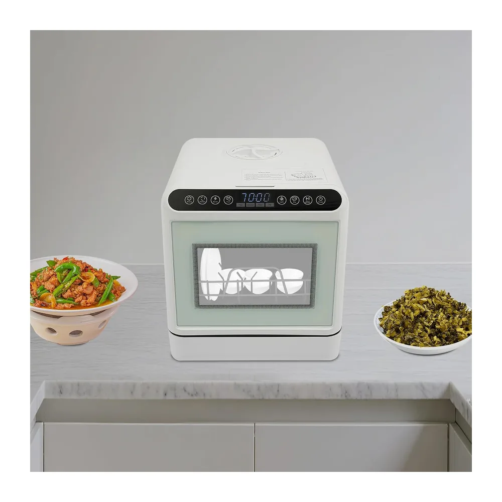 SpüLmaschine, TischgeschirrspüLer, Mini GeschirrspüLer Mit 6l Wassertank 1100w, 4 Programme, 72℃ — 6