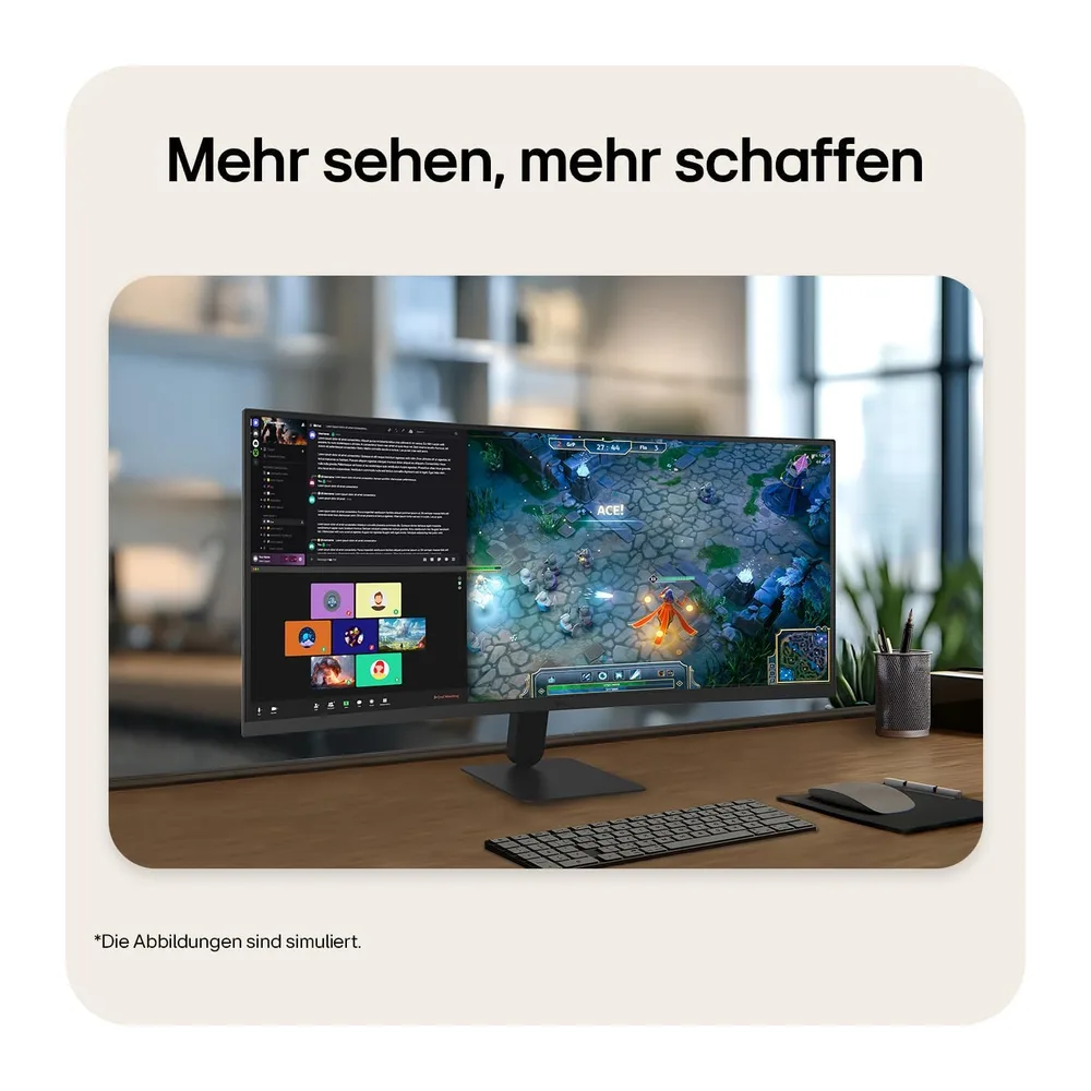 LG UltraWide™ 34U601B-B 34 Zoll 21:9 Curved UWQHD VA Monitor — 3