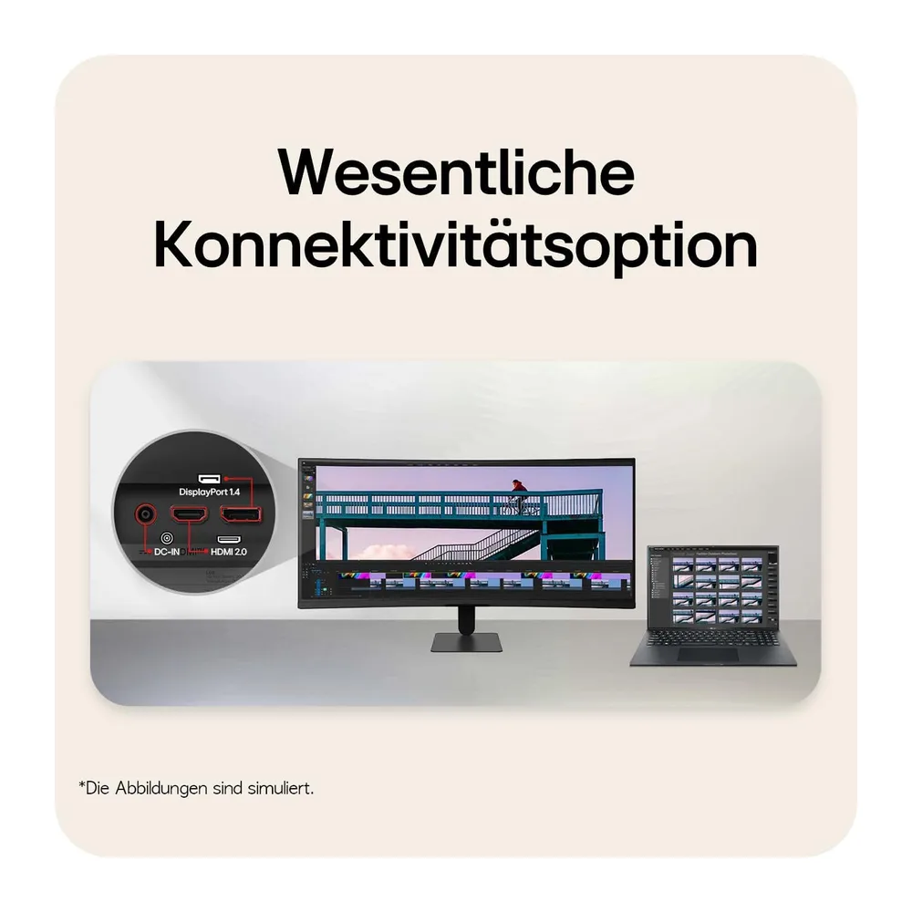 LG UltraWide™ 34U601B-B 34 Zoll 21:9 Curved UWQHD VA Monitor — 5