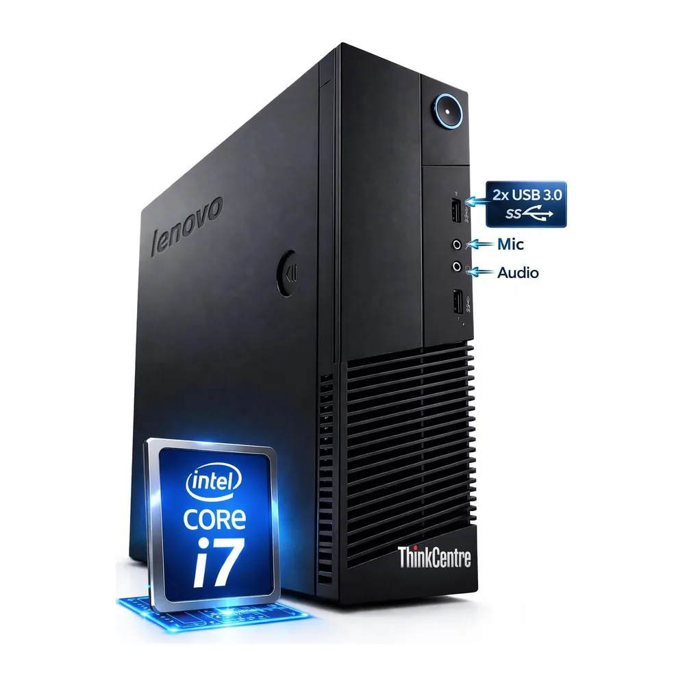 Lenovo i7 ThinkCentre Silent Business Office Computer mit 3 Jahren Garantie! Intel Core i7 4790 — 3