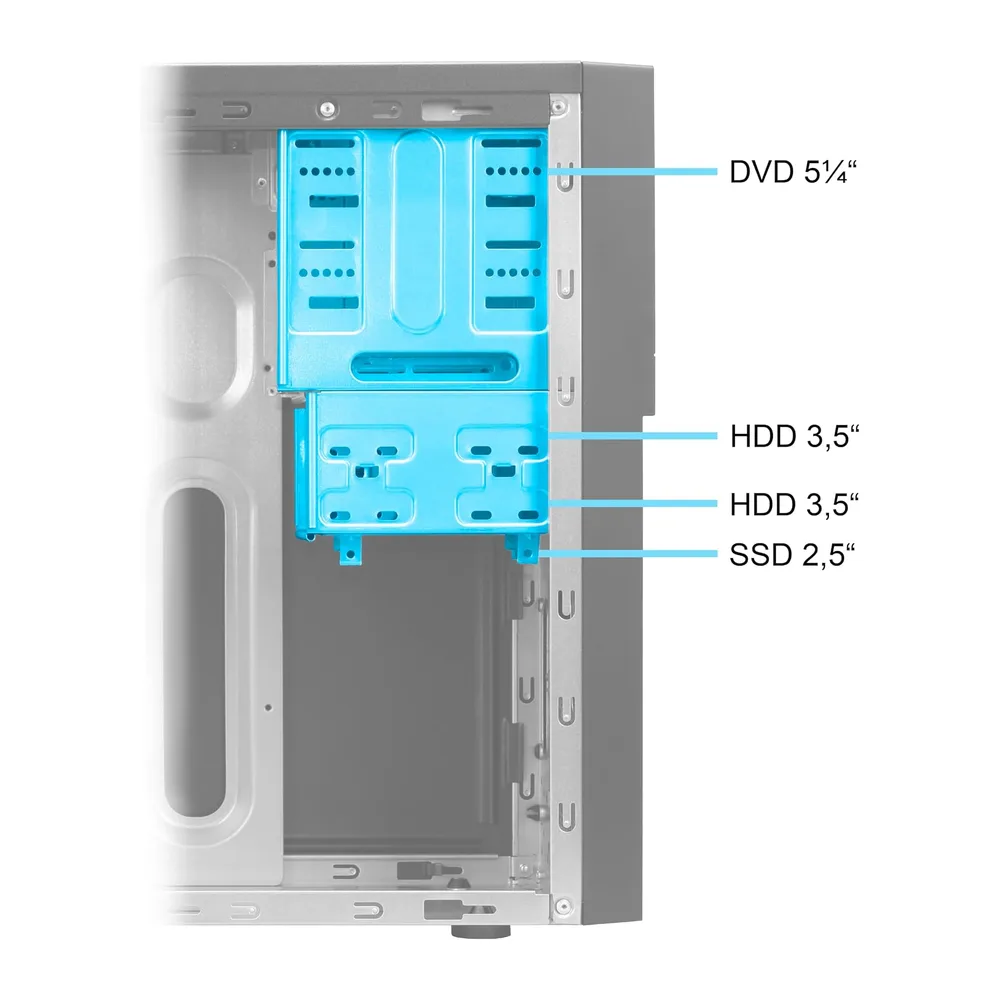 Ankermann Office One | AMD Ryzen 5 3400G | 16GB DDR4 | 480GB SSD | Windows 11 | WLAN | MS Office 2024 — 3