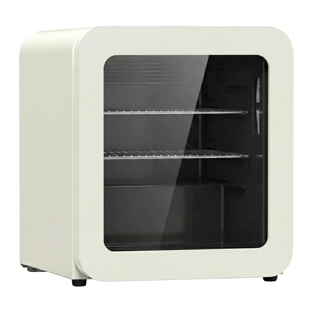 °CUBES Retro Kühlschrank 48L Creme – Kompakter Mini Kühlschrank für Zuhause, Büro, Kiosk & Gastronomie – — 2